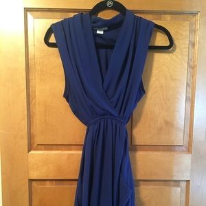 Bar III blue mini dress with pockets- Size L